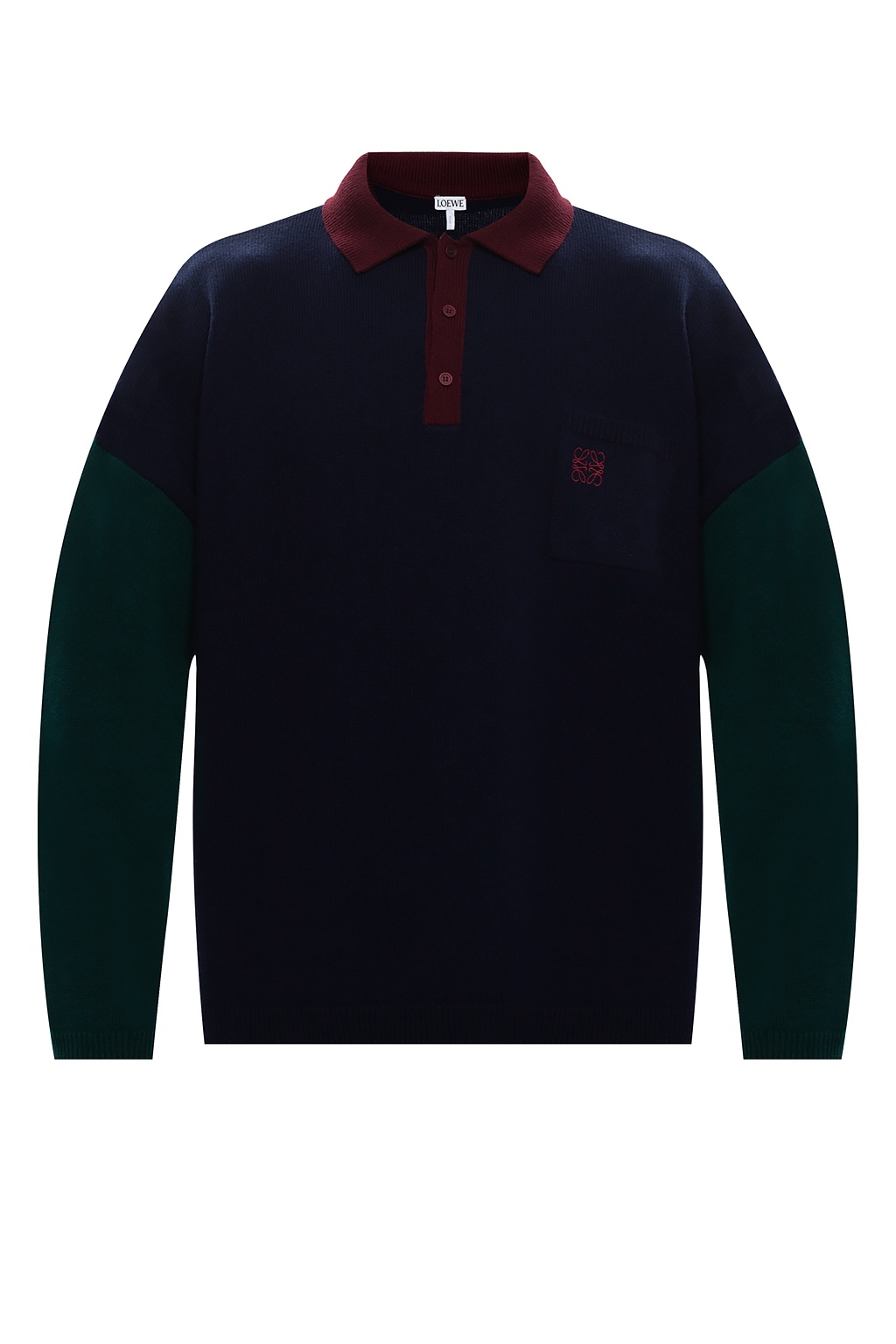 Loewe Wool polo collar sweater | Men's Clothing | Vitkac